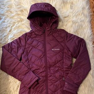 Columbia hooded puffy coat NWT (long)